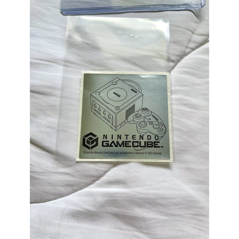 2001 Nintendo Gamecube Promo Sticker From Toys R Us. Brand New! Unused! Vintage!